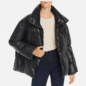 Bagatelle Leather Puffer
